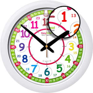 Children's time teacher wall clock