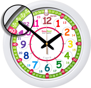 Children's learning the time clock