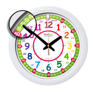 Time teaching wall clock