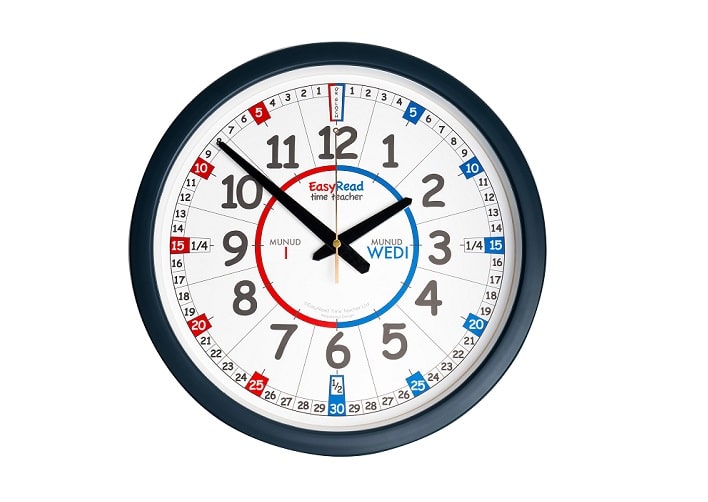 Welsh Language Time Teaching Clocks Now in Stock